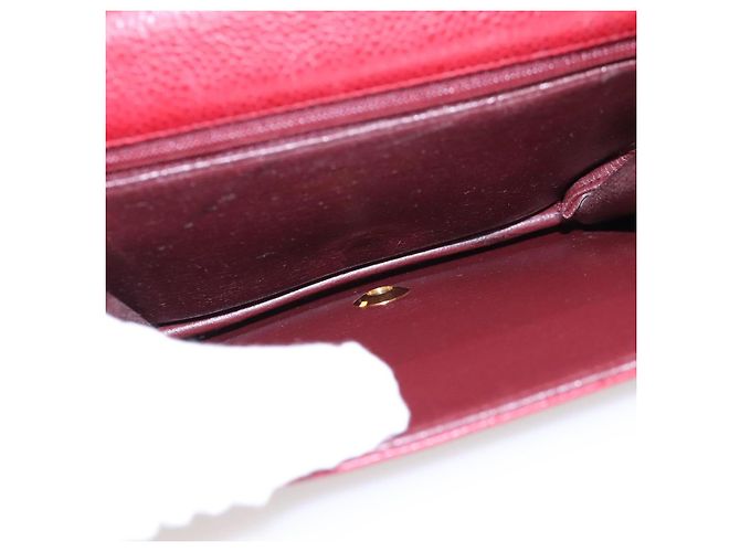 Borsa a Spalla Christian Dior in Pelle Oro Rossa Auth KD333 Rosso D'oro - vista 10