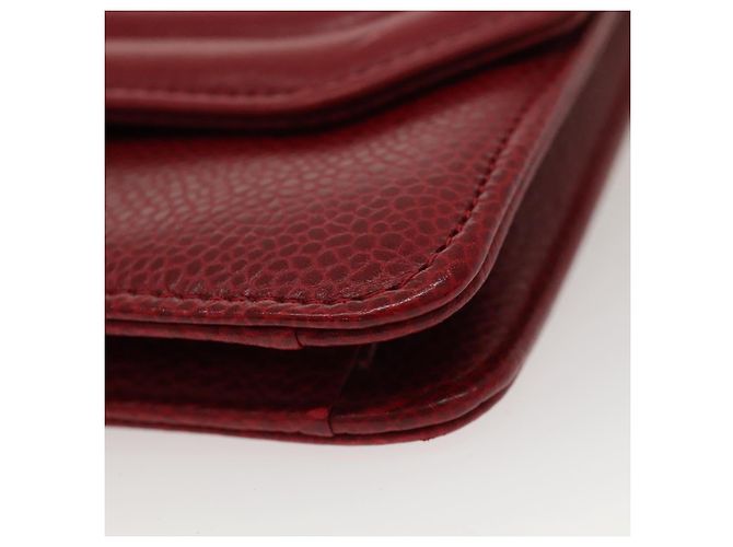 Borsa a Spalla Christian Dior in Pelle Oro Rossa Auth KD333 Rosso D'oro - vista 14