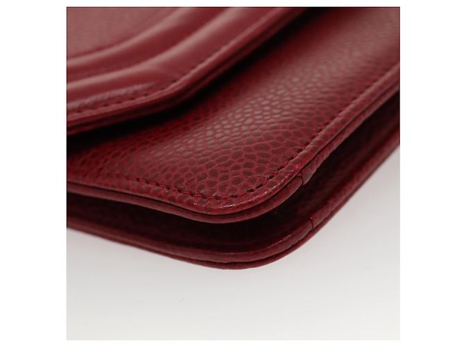 Borsa a Spalla Christian Dior in Pelle Oro Rossa Auth KD333 Rosso D'oro - vista 8