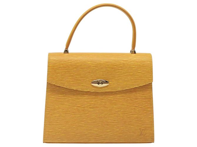 LOUIS VUITTON Borsa a Mano Epi Malesherbes Tassili Giallo Jonne M52379 Auth ep8467 - vista 13