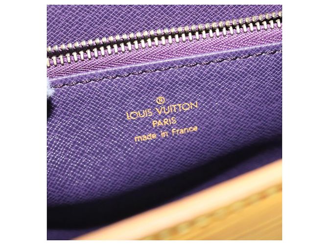 LOUIS VUITTON Borsa a Mano Epi Malesherbes Tassili Giallo Jonne M52379 Auth ep8467 - vista 19