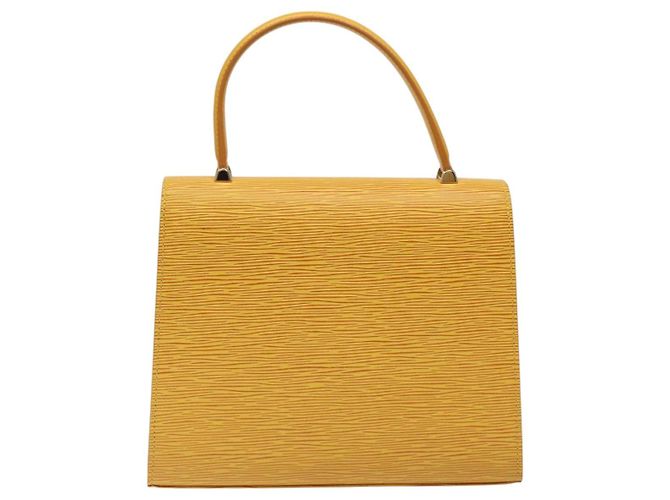 LOUIS VUITTON Borsa a Mano Epi Malesherbes Tassili Giallo Jonne M52379 Auth ep8467 - vista 2