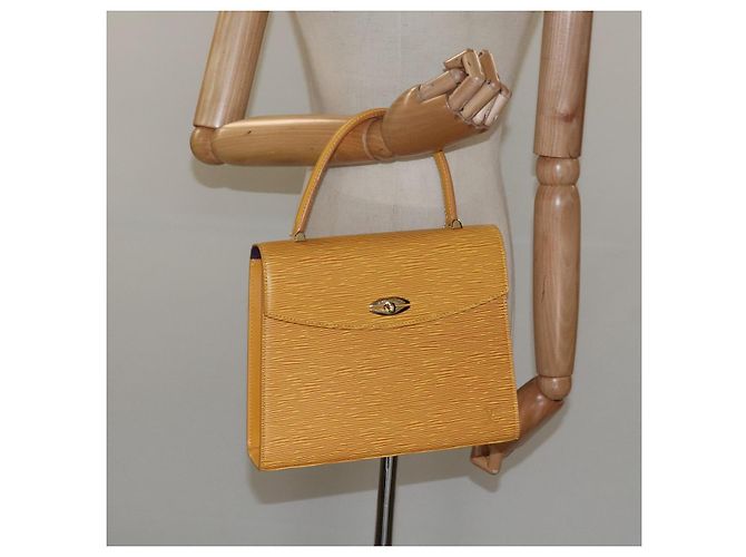 LOUIS VUITTON Borsa a Mano Epi Malesherbes Tassili Giallo Jonne M52379 Auth ep8467 - vista 22