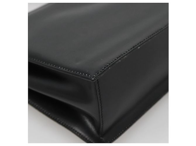 Borsa a mano GUCCI in pelle nera e oro 000 46 0096 Auth ep8407 Nero D'oro - vista 17