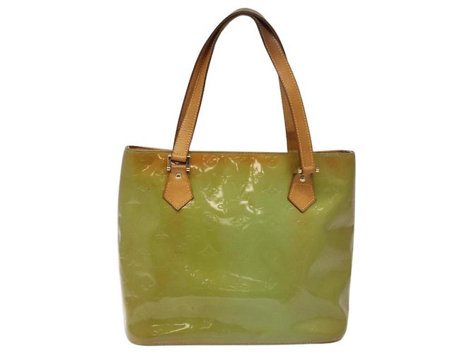 LOUIS VUITTON Monogram Vernis Borsa a Mano Houston Blu Baby M91005 LV Auth KD353 Blu chiaro - vista 13