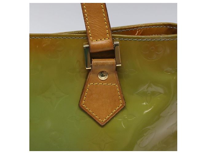 LOUIS VUITTON Monogram Vernis Borsa a Mano Houston Blu Baby M91005 LV Auth KD353 Blu chiaro - vista 17