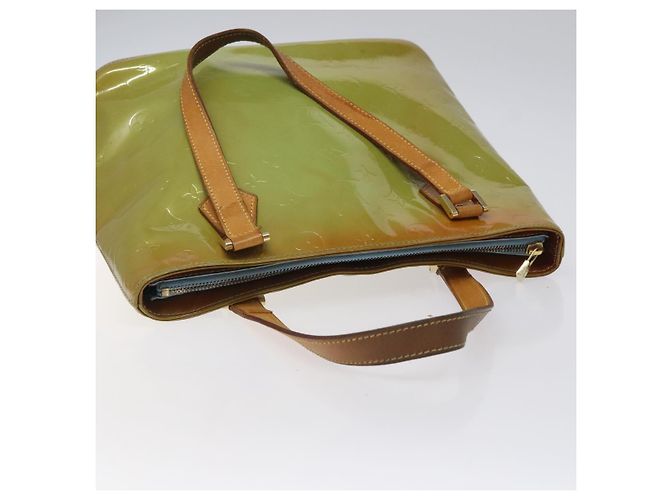 LOUIS VUITTON Monogram Vernis Borsa a Mano Houston Blu Baby M91005 LV Auth KD353 Blu chiaro - vista 6