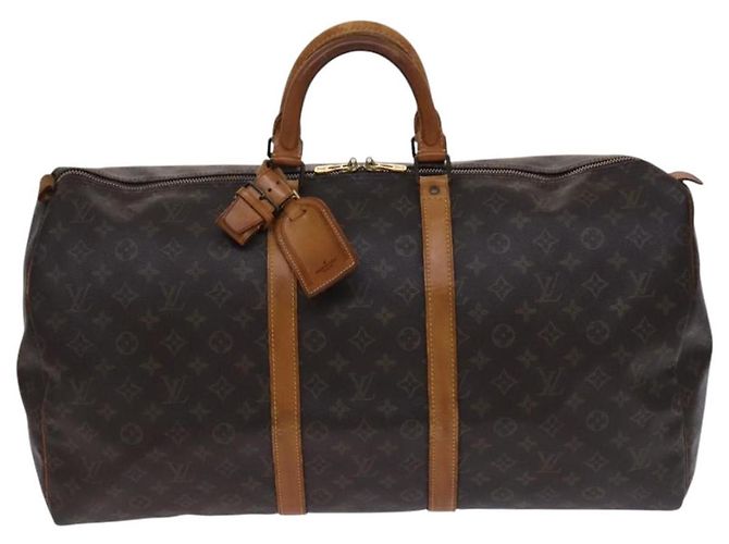 LOUIS VUITTON Monogram Keepall 60 Sac de Boston M41422 LV Auth 116106 Monogramme - vue 13