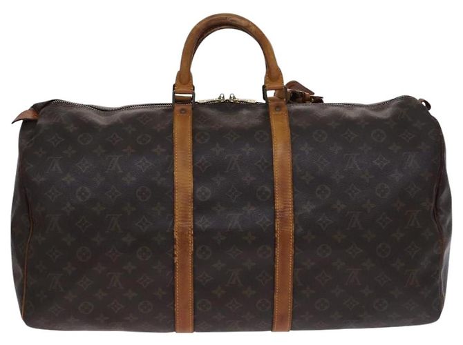 LOUIS VUITTON Monogram Keepall 60 Sac de Boston M41422 LV Auth 116106 Monogramme - vue 2