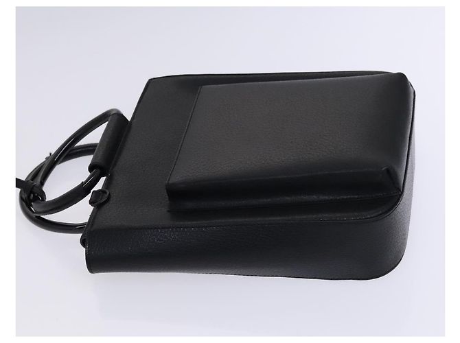 Gucci Borsa a mano in pelle 2 vie nera Auth BD1169 Nero - vista 4