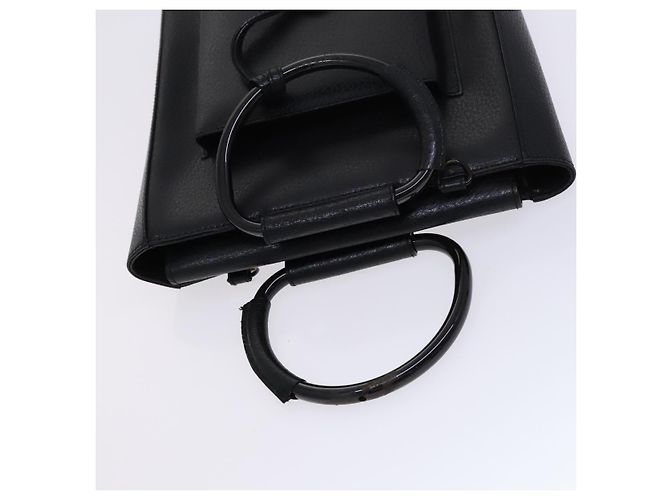 Gucci Borsa a mano in pelle 2 vie nera Auth BD1169 Nero - vista 6