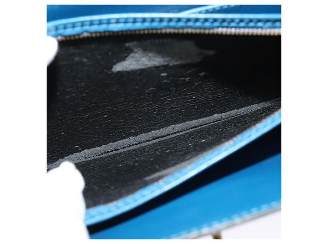 LOUIS VUITTON Borsa a Spalla Capuchin Epi Blu M52345 LV Auth MX130 - vista 11