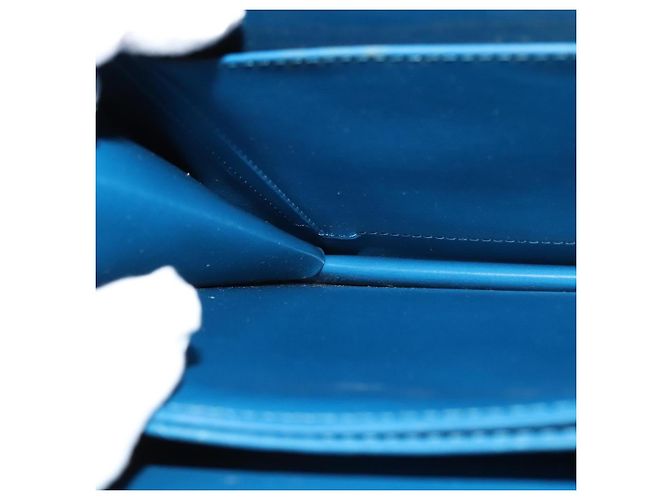 LOUIS VUITTON Borsa a Spalla Capuchin Epi Blu M52345 LV Auth MX130 - vista 20