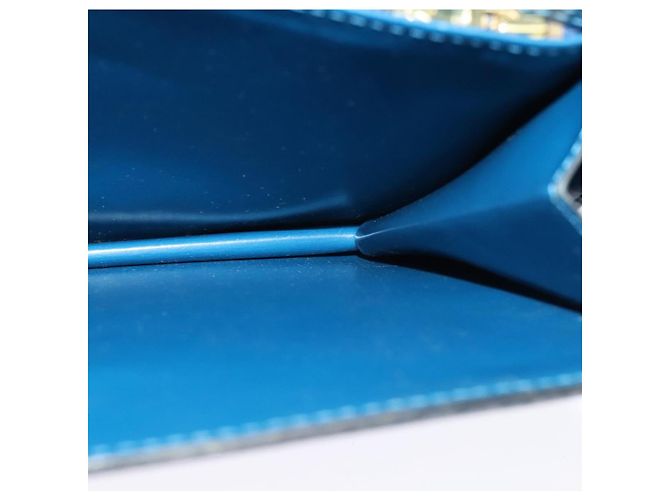 LOUIS VUITTON Borsa a Spalla Capuchin Epi Blu M52345 LV Auth MX130 - vista 22