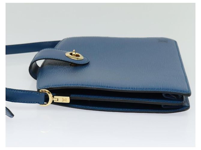 LOUIS VUITTON Borsa a Spalla Capuchin Epi Blu M52345 LV Auth MX130 - vista 3