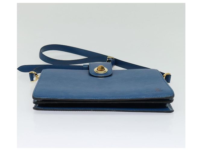 LOUIS VUITTON Borsa a Spalla Capuchin Epi Blu M52345 LV Auth MX130 - vista 5