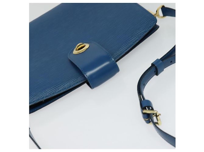 LOUIS VUITTON Borsa a Spalla Capuchin Epi Blu M52345 LV Auth MX130 - vista 6