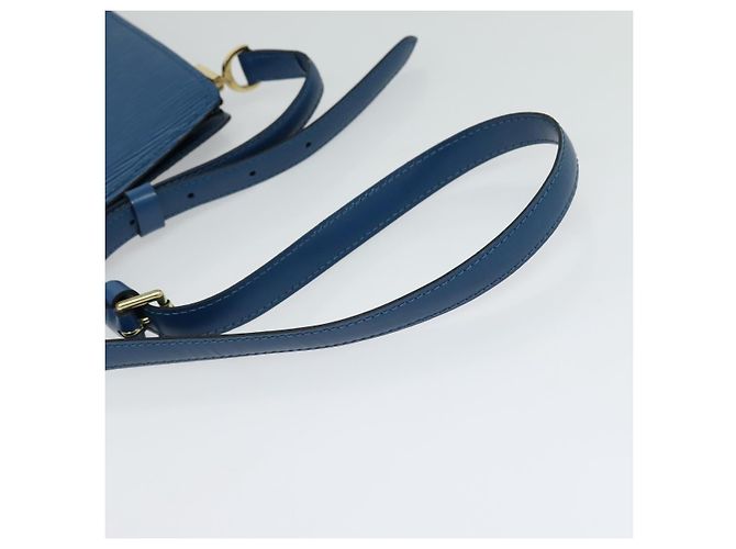 LOUIS VUITTON Borsa a Spalla Capuchin Epi Blu M52345 LV Auth MX130 - vista 7