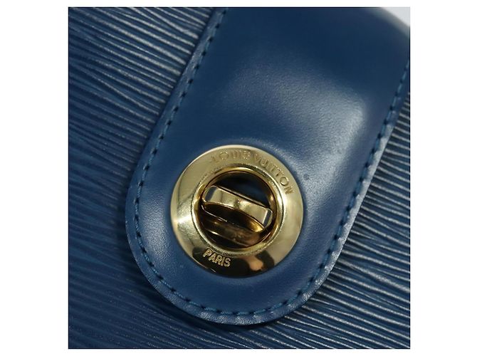 LOUIS VUITTON Borsa a Spalla Epi Cluny Blu M52255 LV Auth KD308 - vista 10