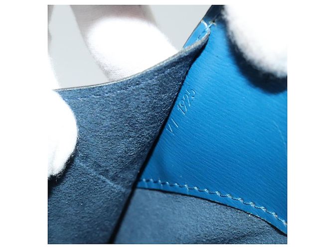 LOUIS VUITTON Borsa a Spalla Epi Cluny Blu M52255 LV Auth KD308 - vista 12