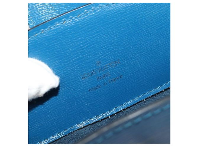 LOUIS VUITTON Borsa a Spalla Epi Cluny Blu M52255 LV Auth KD308 - vista 17