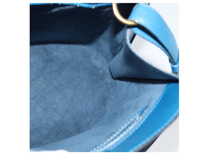 LOUIS VUITTON Borsa a Spalla Epi Cluny Blu M52255 LV Auth KD308 - vista 18