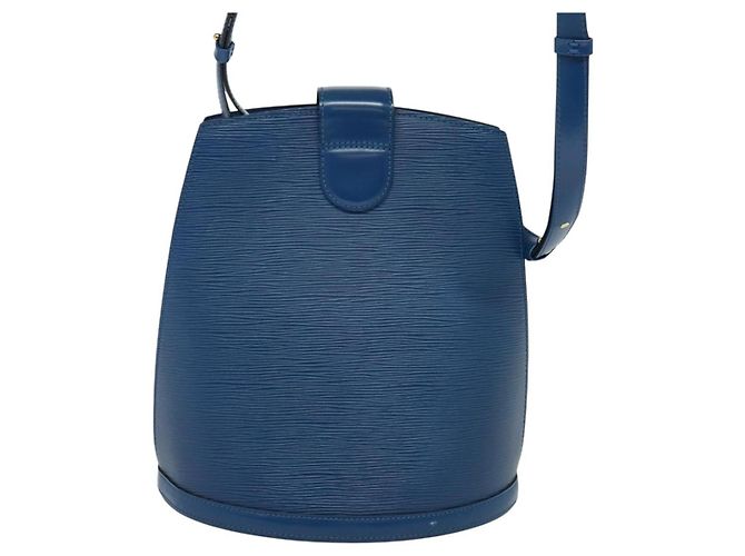 LOUIS VUITTON Borsa a Spalla Epi Cluny Blu M52255 LV Auth KD308 - vista 2
