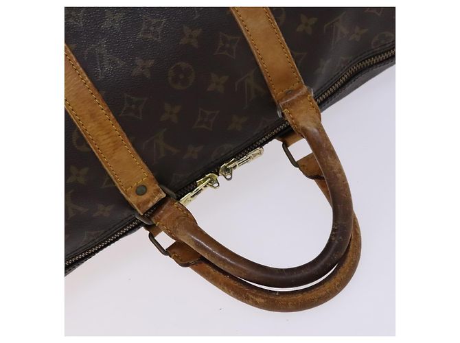 LOUIS VUITTON Monogram Keepall 50 Borsa Boston M41426 LV Auth BD1432 Monogramma - vista 7