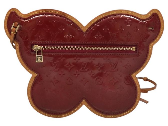 LOUIS VUITTON Vernis Pochette Papillon Borsa a Spalla Viola M92270 LV Auth mr1177 Porpora - vista 2