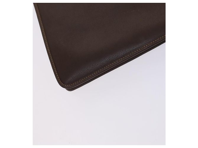 Bolsa de negócios em couro GUCCI 2 vias marrom Auth ep8518 - vista 14