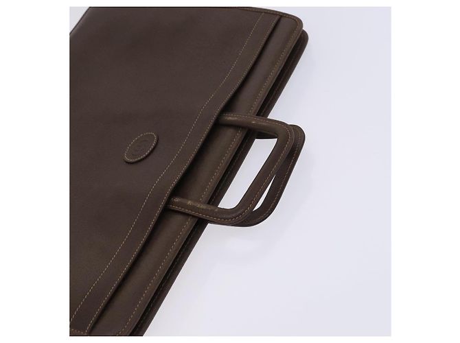 Bolsa de negócios em couro GUCCI 2 vias marrom Auth ep8518 - vista 6