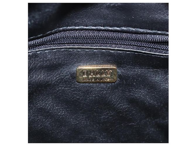 BALLY Borsa a Spalla in Nylon Arancione Oro Auth 116042 D'oro - vista 11
