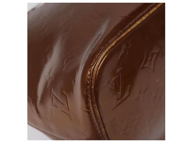 LOUIS VUITTON Borsa a Mano Houston Monogram Vernis Bronzo M91122 LV Auth ep8512 - vista 15