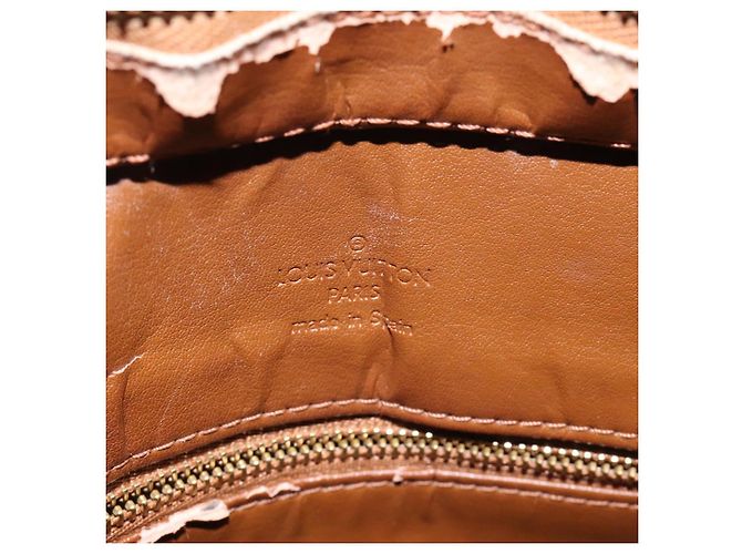 LOUIS VUITTON Borsa a Mano Houston Monogram Vernis Bronzo M91122 LV Auth ep8512 - vista 20