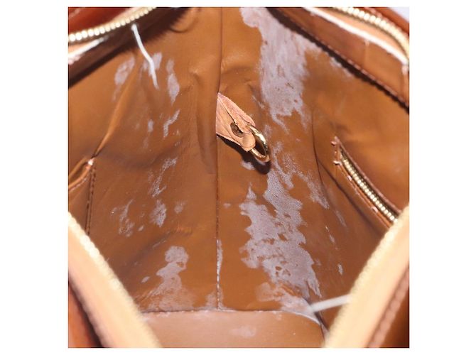 LOUIS VUITTON Borsa a Mano Houston Monogram Vernis Bronzo M91122 LV Auth ep8512 - vista 22