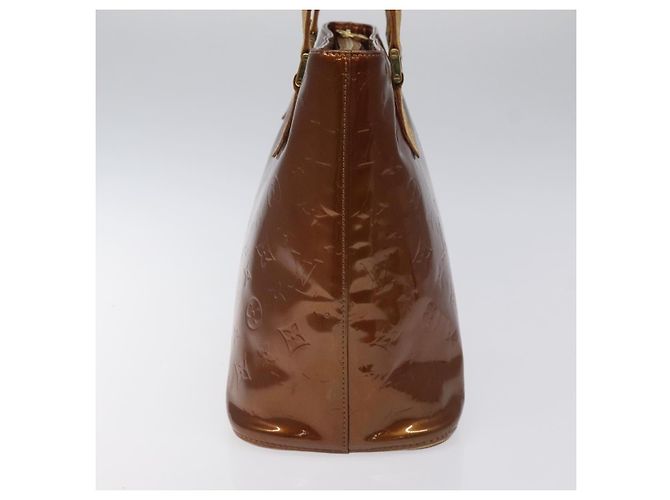 LOUIS VUITTON Borsa a Mano Houston Monogram Vernis Bronzo M91122 LV Auth ep8512 - vista 4