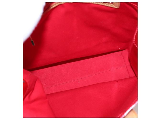 LOUIS VUITTON Monogram Vernis Reade MM Handtasche Rot M91086 LV Auth KD490 - Ansicht 10