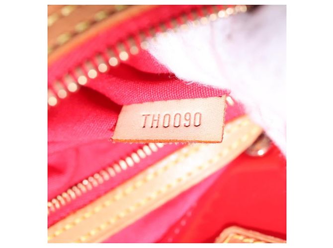 LOUIS VUITTON Monogram Vernis Reade MM Handtasche Rot M91086 LV Auth KD490 - Ansicht 12