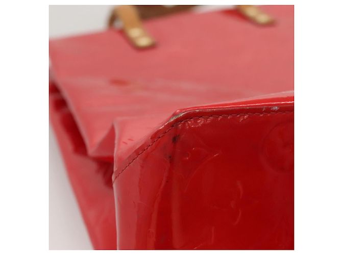 LOUIS VUITTON Monogram Vernis Reade MM Handtasche Rot M91086 LV Auth KD490 - Ansicht 16