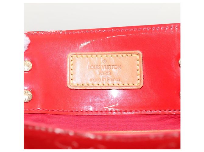 LOUIS VUITTON Monogram Vernis Reade MM Handtasche Rot M91086 LV Auth KD490 - Ansicht 18