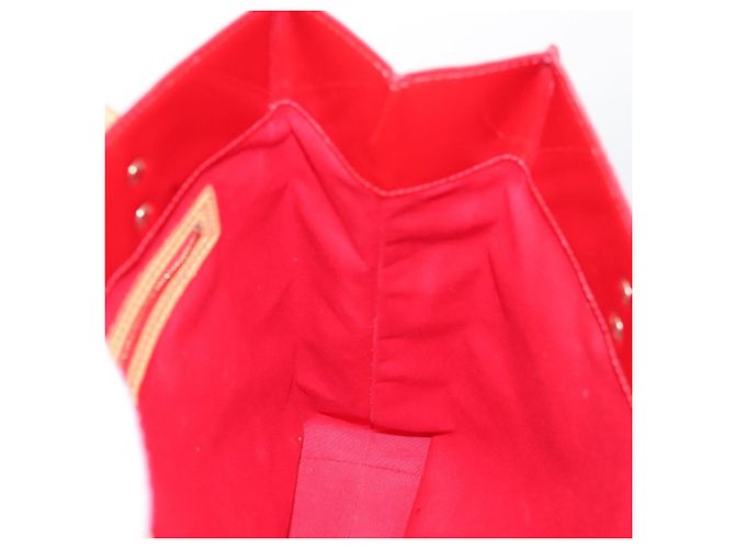 LOUIS VUITTON Monogram Vernis Reade MM Handtasche Rot M91086 LV Auth KD490 - Ansicht 19