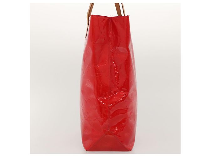 LOUIS VUITTON Monogram Vernis Reade MM Handtasche Rot M91086 LV Auth KD490 - Ansicht 3
