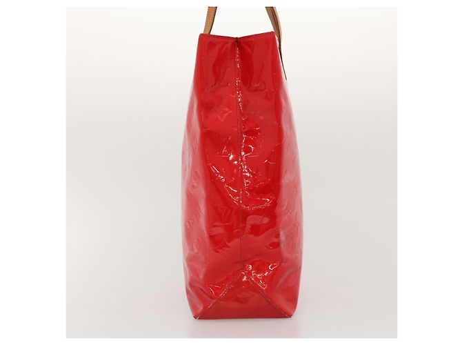 LOUIS VUITTON Monogram Vernis Reade MM Handtasche Rot M91086 LV Auth KD490 - Ansicht 4