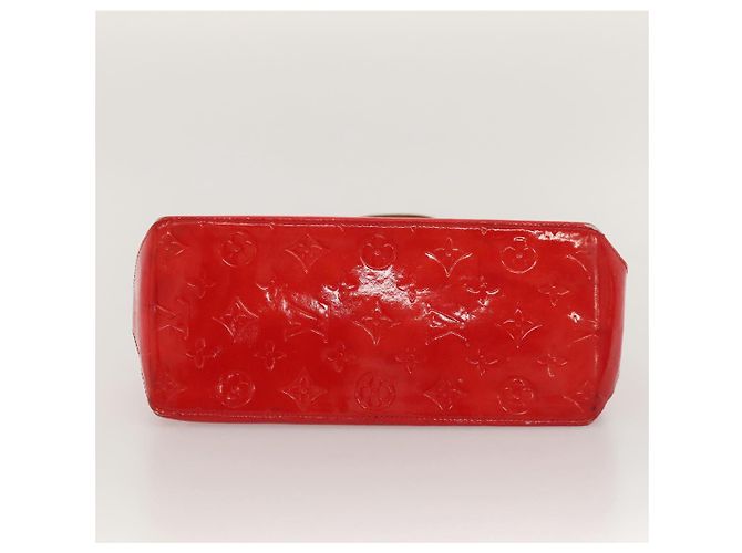LOUIS VUITTON Monogram Vernis Reade MM Handtasche Rot M91086 LV Auth KD490 - Ansicht 5