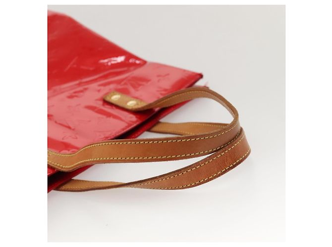 LOUIS VUITTON Monogram Vernis Reade MM Handtasche Rot M91086 LV Auth KD490 - Ansicht 7