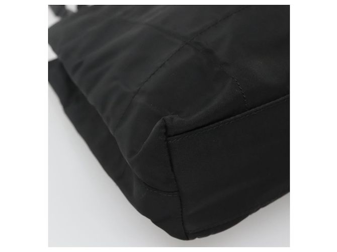 PRADA Borsa a mano in nylon plastico Auth ep8556 Nero - vista 14