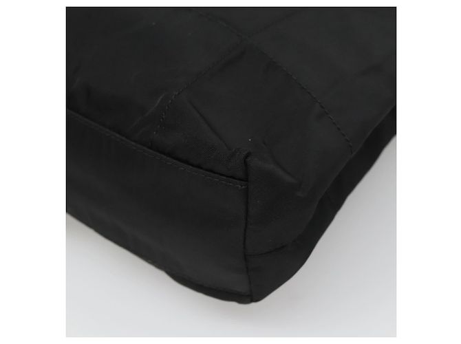 PRADA Borsa a mano in nylon plastico Auth ep8556 Nero - vista 15