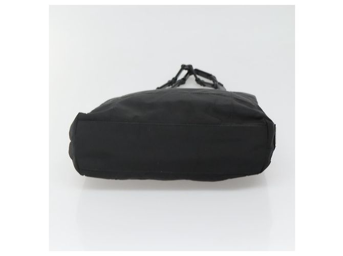 PRADA Borsa a mano in nylon plastico Auth ep8556 Nero - vista 5