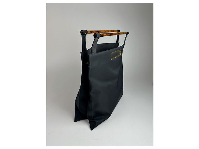 Vintage Givenchy Handtasche in Marineblau - Ansicht 15