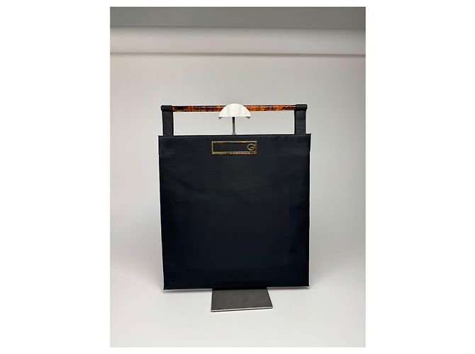 Vintage Givenchy Handtasche in Marineblau - Ansicht 2